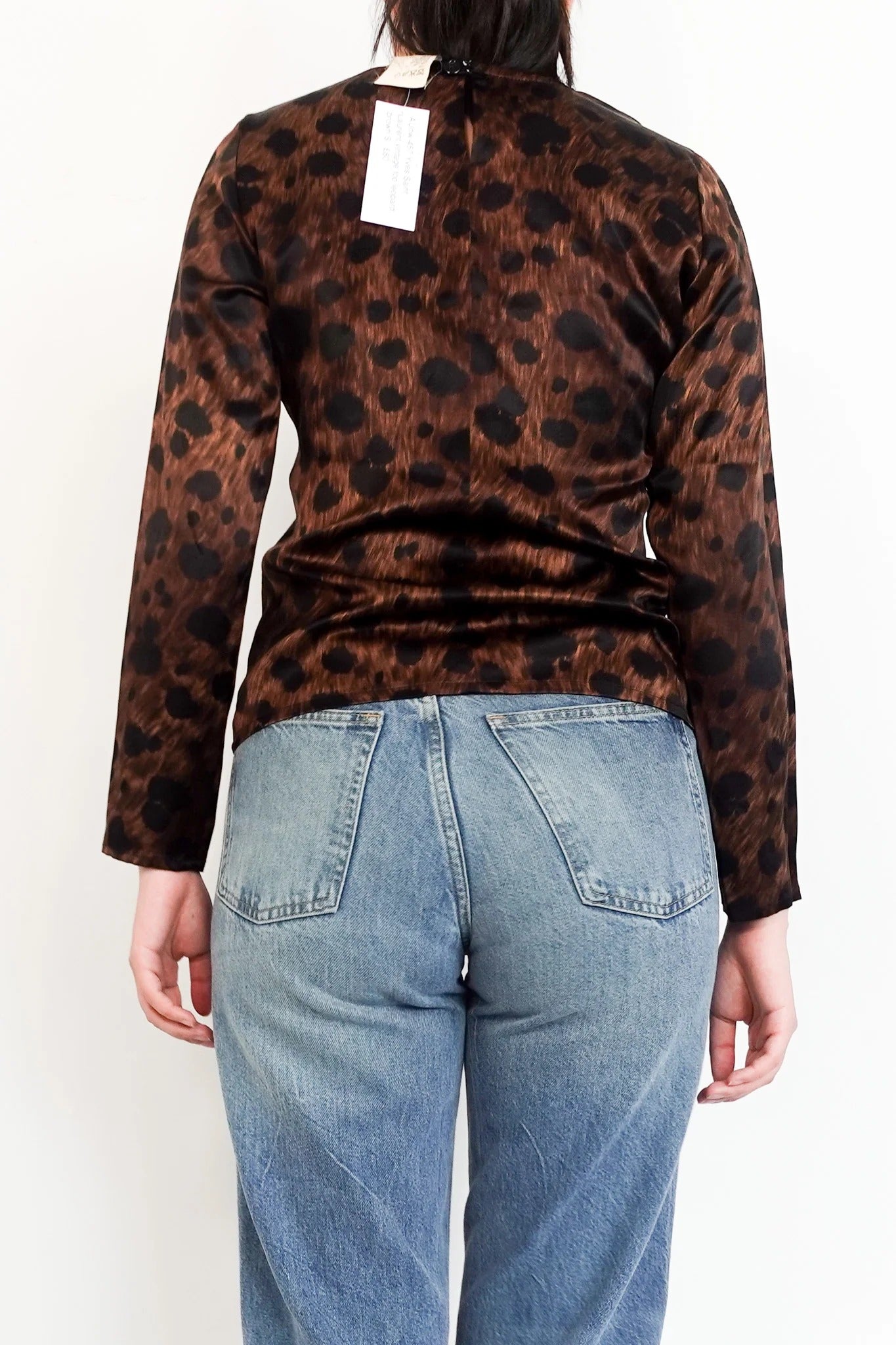 Vintage Leopard Print Top