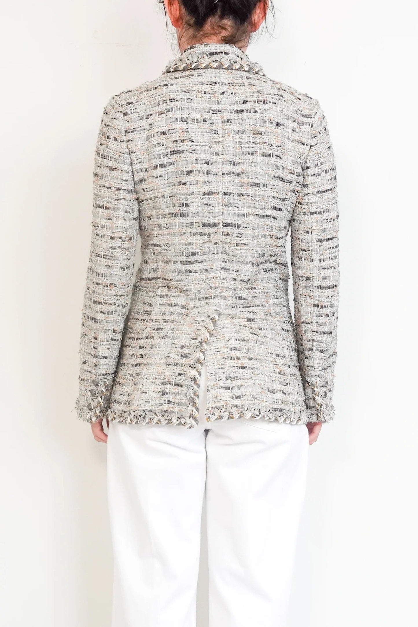 Vintage Beige Tweed Jacket